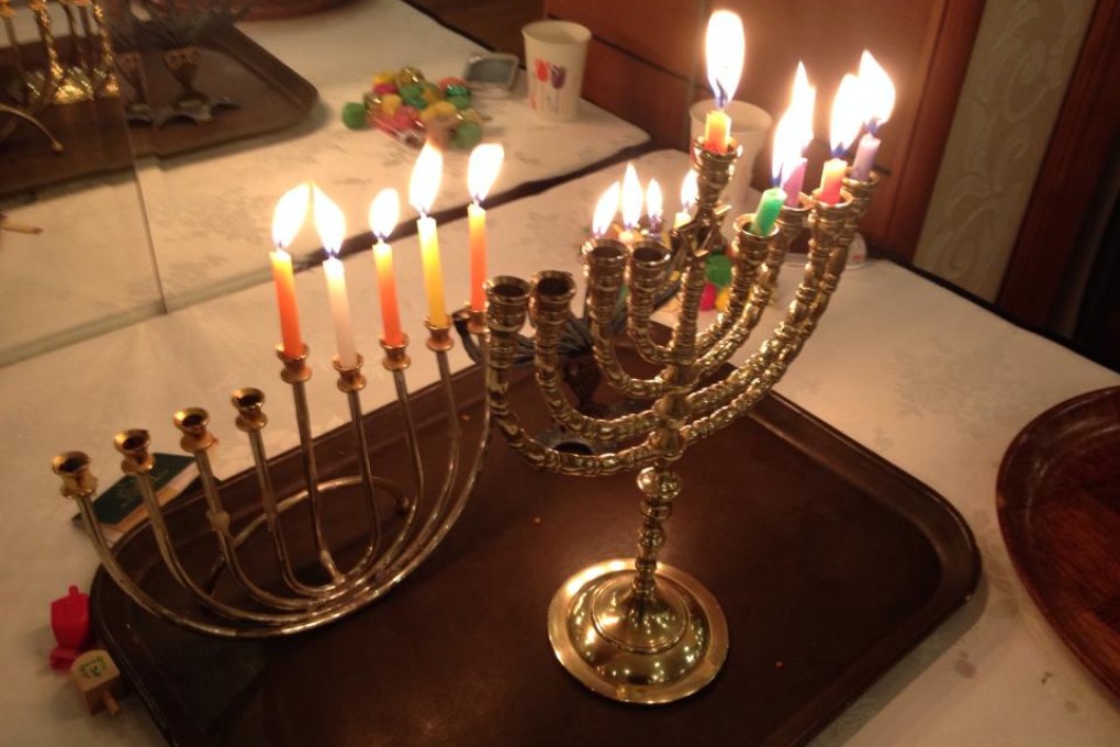 Celebrating Hannukah in Beijing. Photo: Jesse Appell