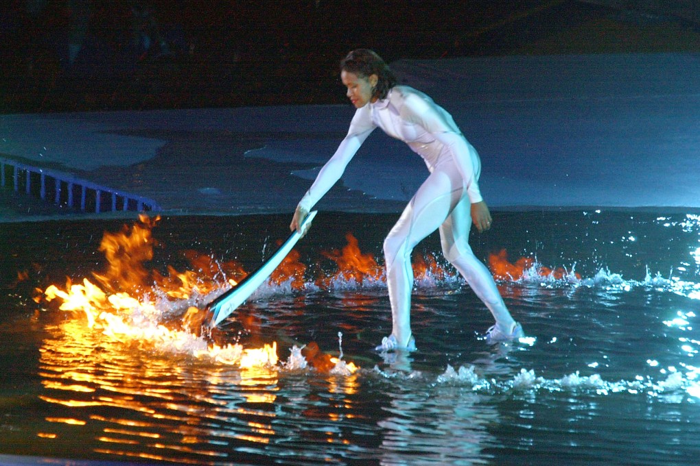 A silver-white bodysuit thought to be the one Cathy Freeman wore when she lit the 2000 Sydney Olympic flame ... believed lost or stolen ... has turned up.  AFP