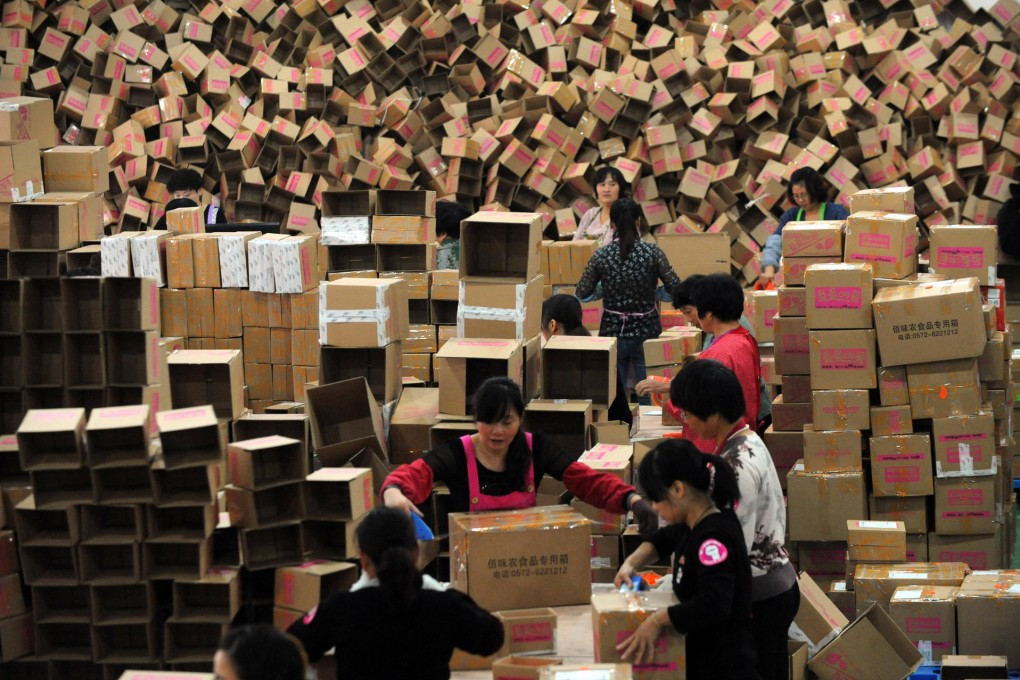China's e-commerce industry is facing constraints in overcoming logistics bottlenecks and a shortage of skilled workers. Photo: Imaginechina