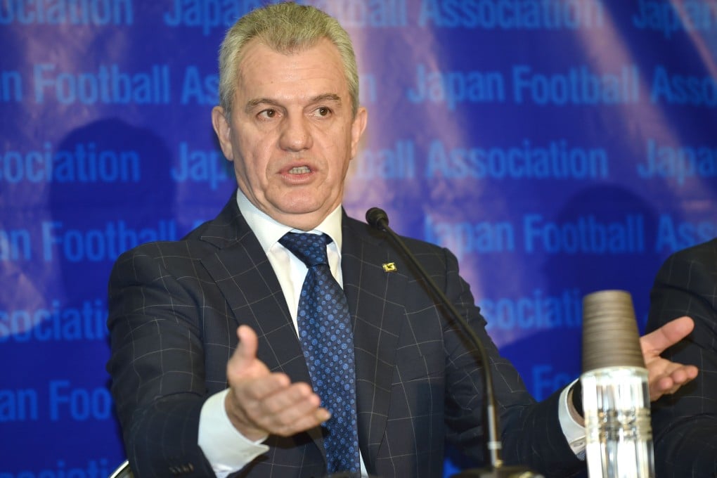 Japan coach Javier Aguirre pleads his innocence. Photo: AFP