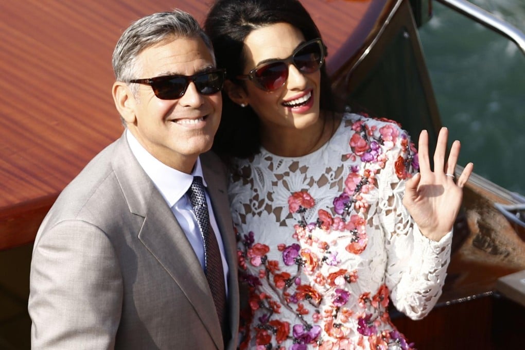George Clooney and his wife Amal Alamuddin