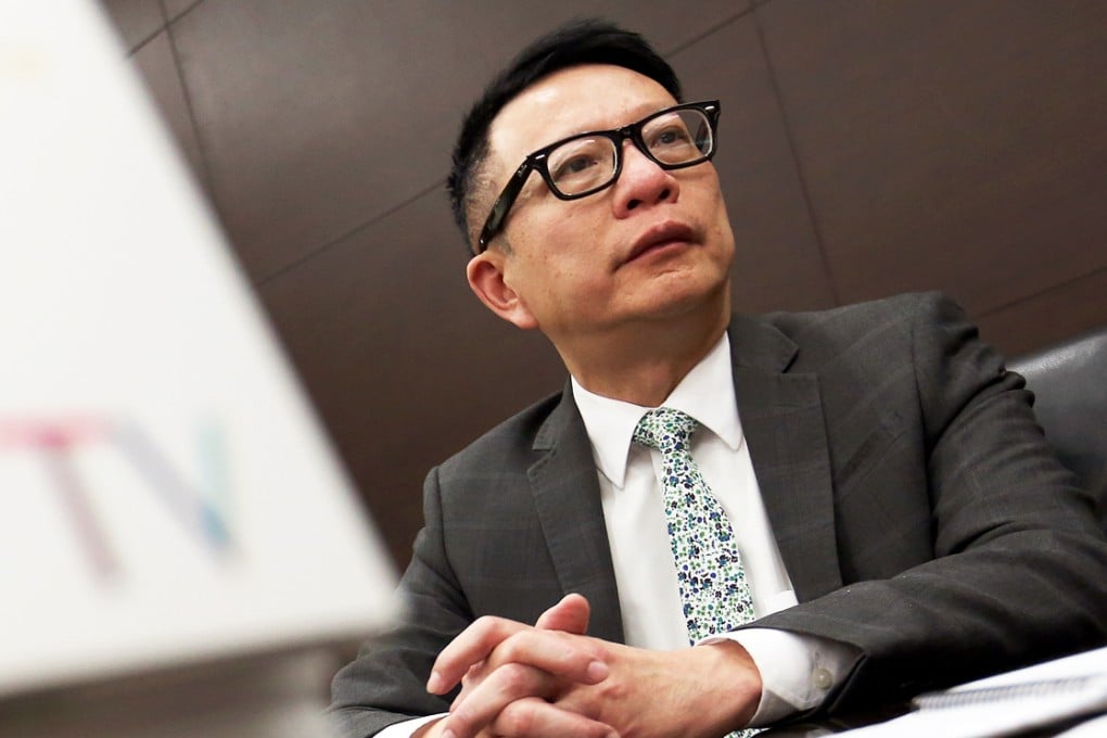 Station chief Ip Ka-po at ATV's offices. Photo: Felix Wong