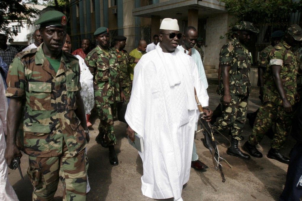 Gambian President Yahya Jammeh came to office in a coup. Photo: AP
