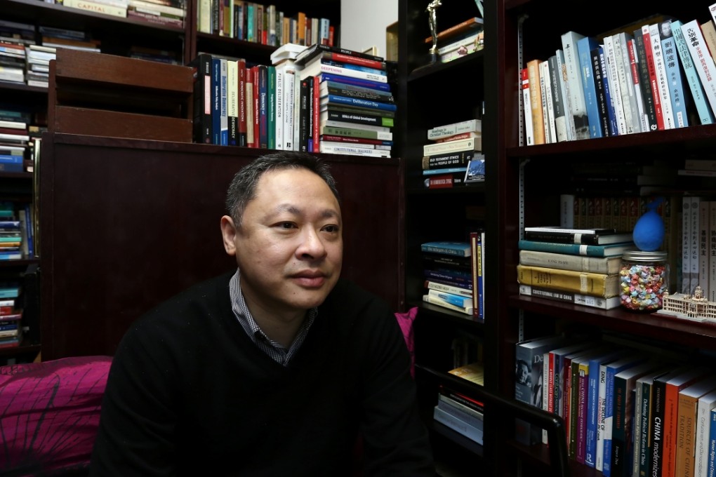 Benny Tai passed HK$1.45m Occupy Central donations to HKU. Photo: Jonathan Wong