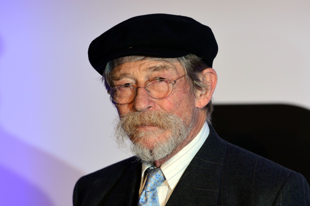 Veteran actor John Hurt was given a knighthood. Photo: AFP