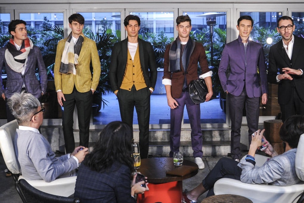 Looks from Berluti's spring-summer 2015 collection.