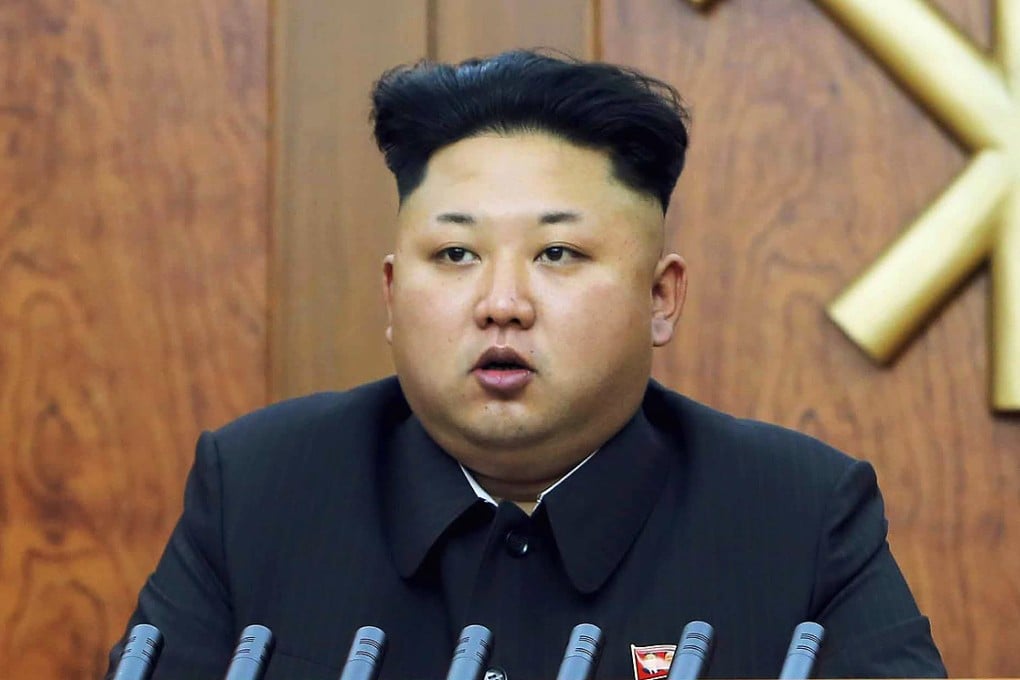 North Korean leader Kim Jong-un delivers a New Year's address. Photo: Reuters