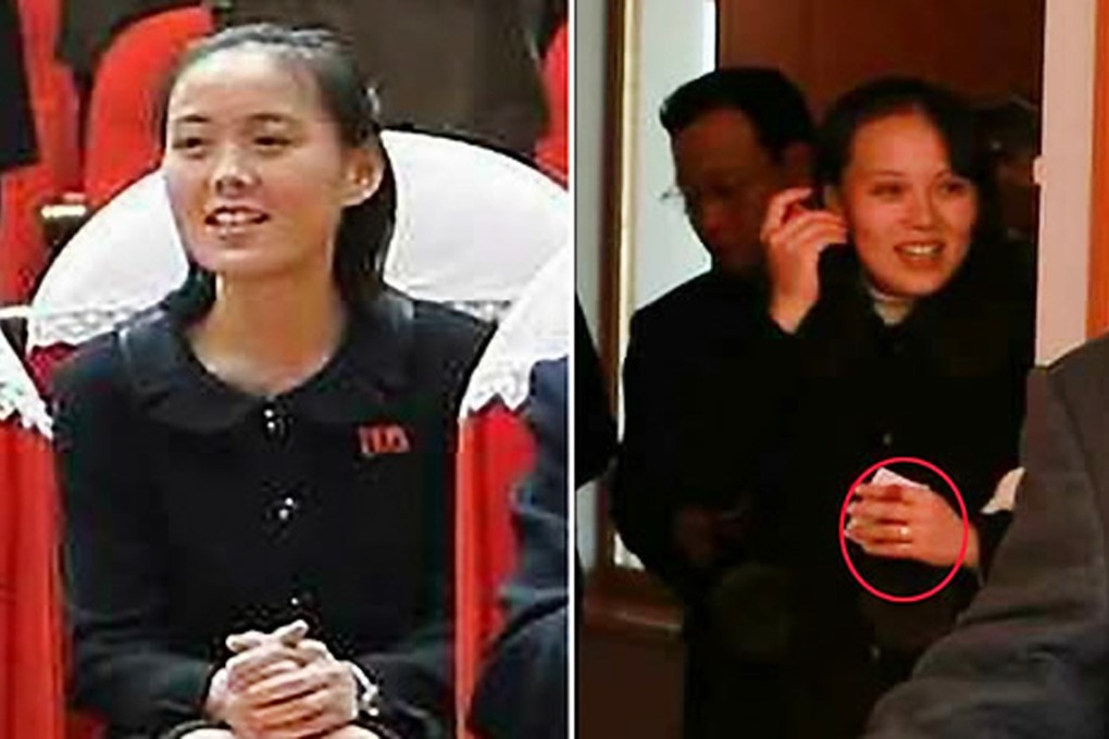Kim Yo-jong apparently wearing a wedding ring. Photo Yonhap