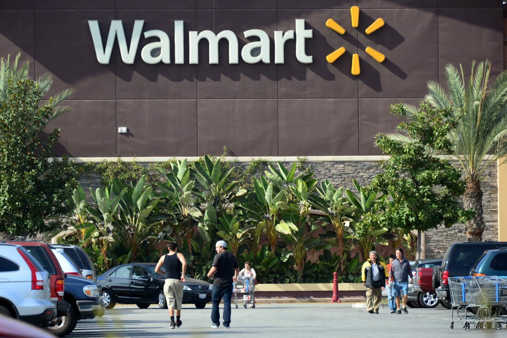 A two-year-old boy accidentally shot and killed his mother in a Walmart store after taking a gun from her purse, police said. Photo: AFP