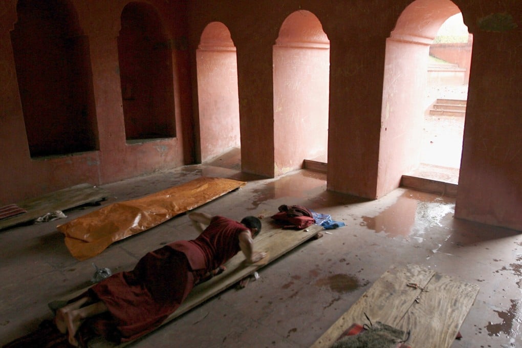 A temple in Bodh Gaya, where the alleged gang rape and hostage-taking occurred.