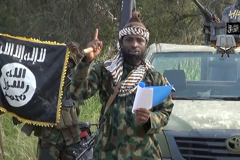 Screengrab taken in October 2014 from a video released by Boko Haram and shows its leader Abubakar Shekau. Photo: AFP