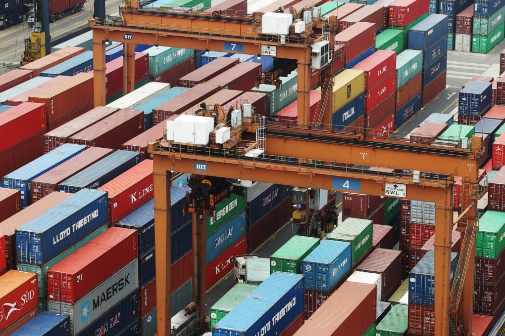 Kwai Tsing container terminal.