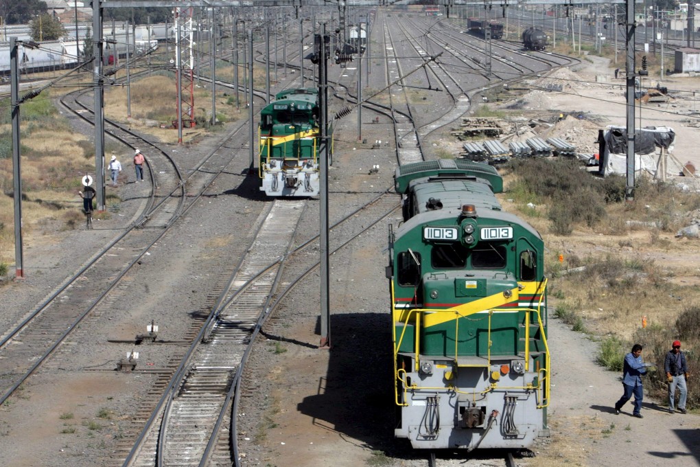 A train station on the outskirts of Mexico City as the government there sets terms for a new tender on a high-speed rail network after it controversially called off a bullet train deal with China. Photo: EPA