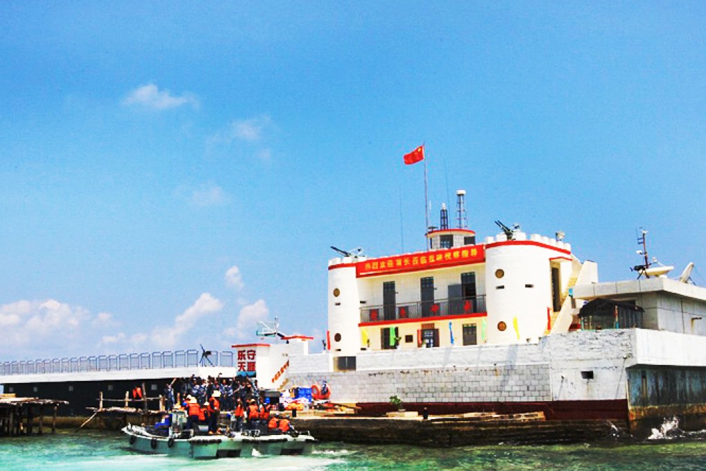A Chinese installation in the Gaven Reef in the Spratly Islands. Photo: Chinamil.com.cn