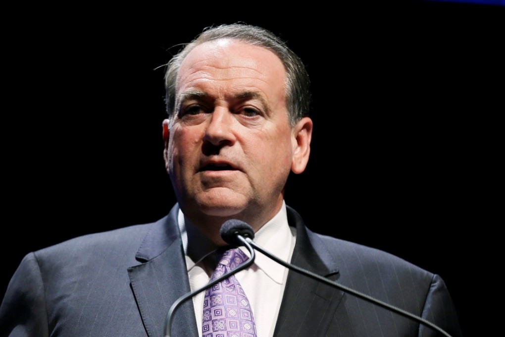 Mike Huckabee is leaving his weekly Fox News show so he can explore a 2016 presidential bid. Photo: AP