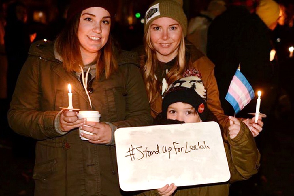 Over the weekend, up to 300 members of the LGBT community as well as Alcorn's friends, teachers and fellow students attended a candlelight vigil at Kings high school in Kings Mills, Ohio, which she had attended. Photo: Twitter