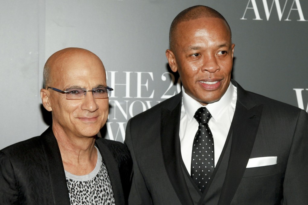 Jimmy Iovine (left) and Dr. Dre, attend the WSJ Magazine 2014 Innovator Awards at MoMA  in New York. Photo: AP