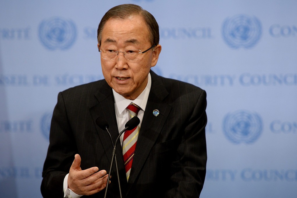 United Nations Secretary General Ban Ki-moon in New York. Photo: EPA