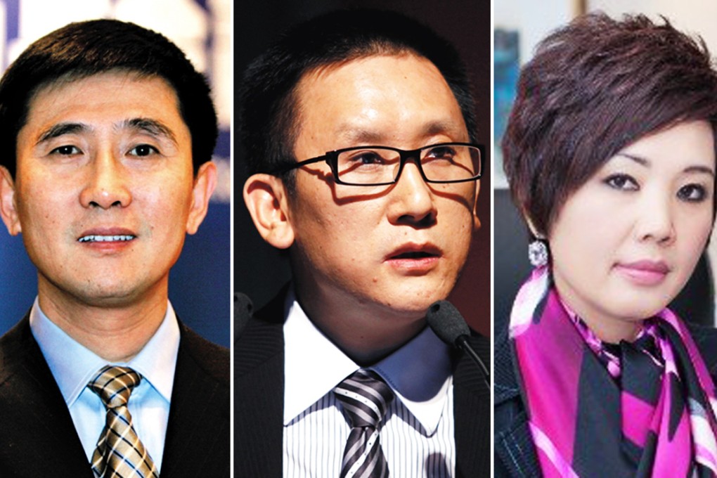 Founder Group chairman Wei Xin (from left), chief executive Li You and president Yu Li were taken away by mainland authorities.