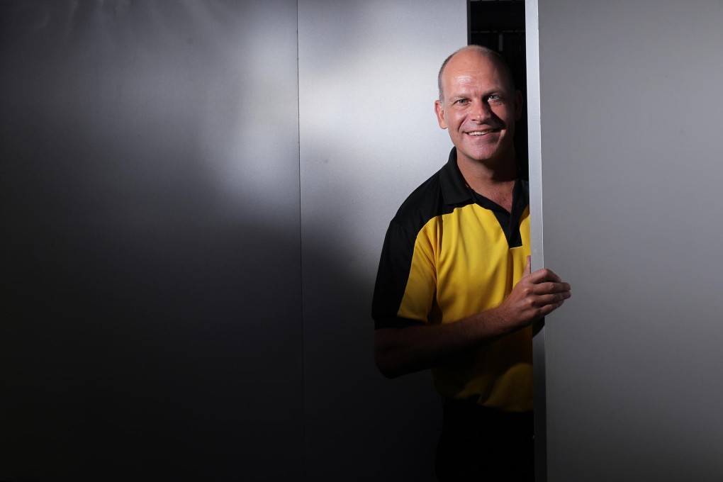 Campbell Wilson says Scoot's uniform was inspired by clothing he saw on the washing line. Photo: May Tse