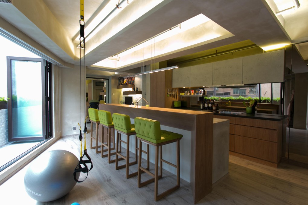 Industrial style meant hard work for Hong Kong flat owner
