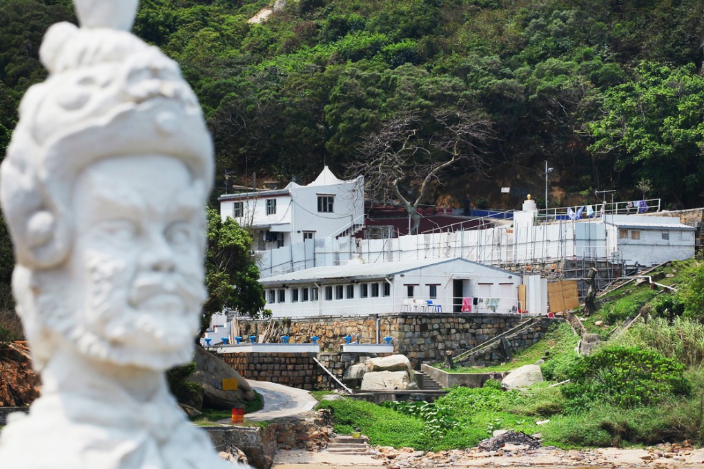 A general view of Shek Kwu Chau Treatment & Rehabilitation Centre, Shek Kwu Chau. Government plans to build an incinerator at Shek Kwu Chau. Photo: Nora Tam