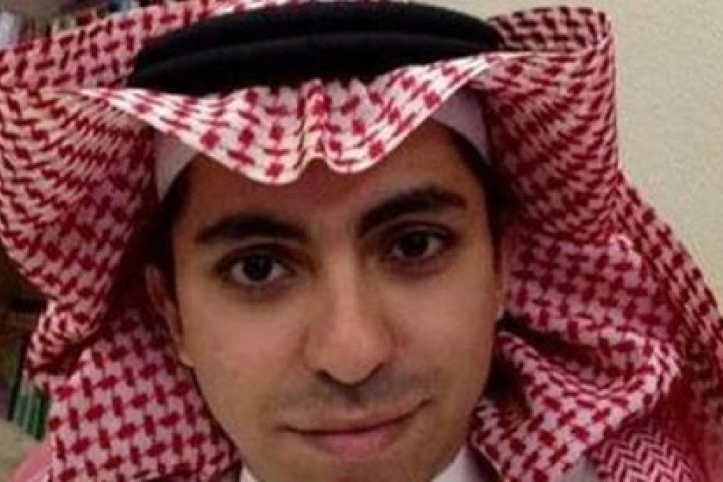 Blogger Raef Badawi, who on Friday received the first 50 of 1,000 lashes he was sentenced to by a Saudi court. Photo: Screenshot