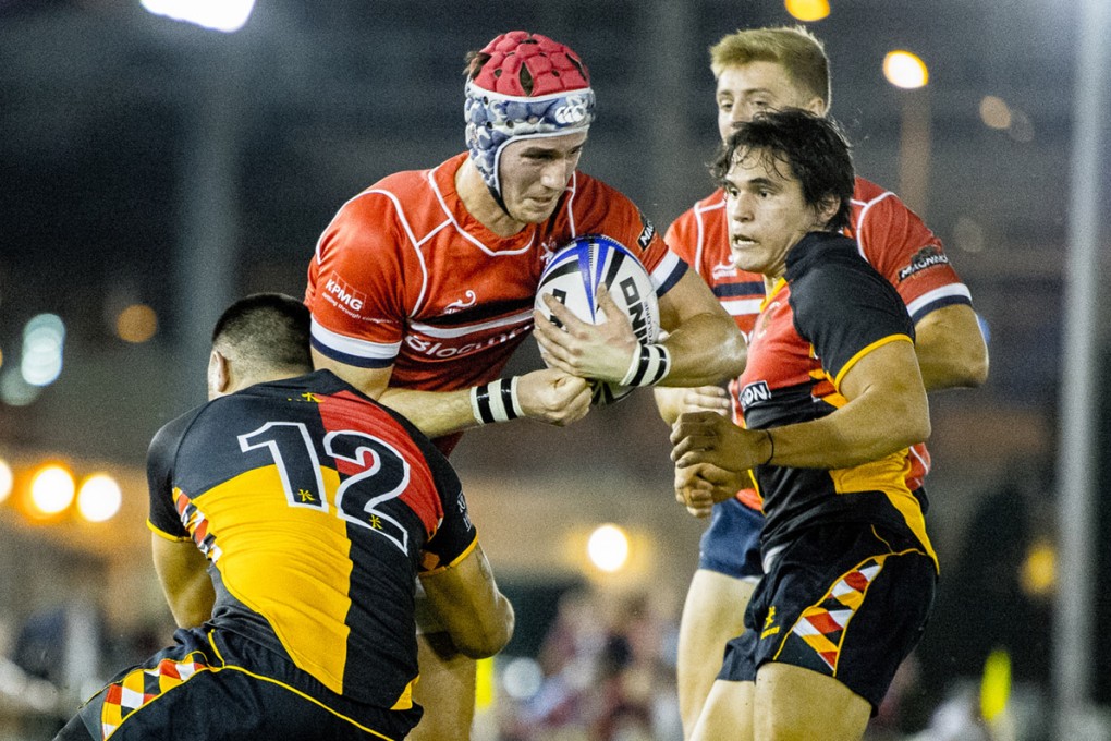 Dave Whiteford carries the ball in battle for Hong Kong Scottish. On Saturday he says he will be taking no chances against a resurgent USRC Tigers outfit. Photos: HKRFU