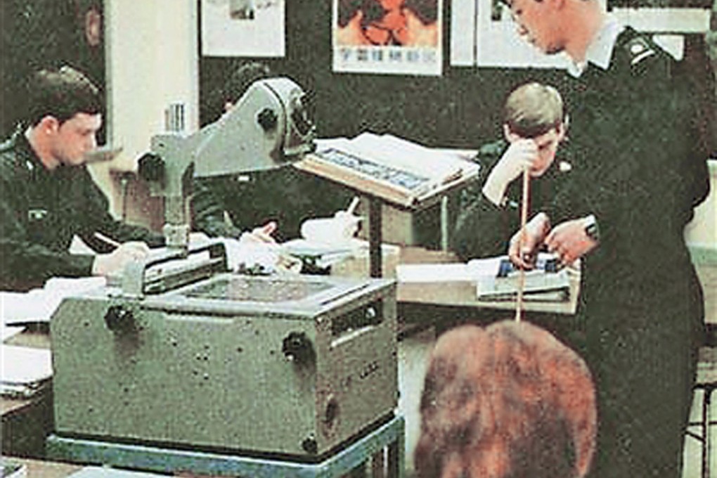 An alleged picture of hero Lei Feng at West Point.