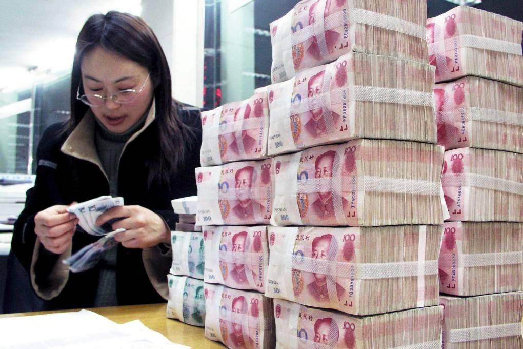 Recent official data shows the daily average loan-to-deposit ratio of mainland banks in the third quarter was at 66.8 per cent. Photo: EPA