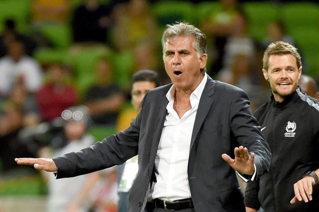 Iran coach Carlos Queiroz says his players are being victimised by international sanctions against the country. Photo: EPA