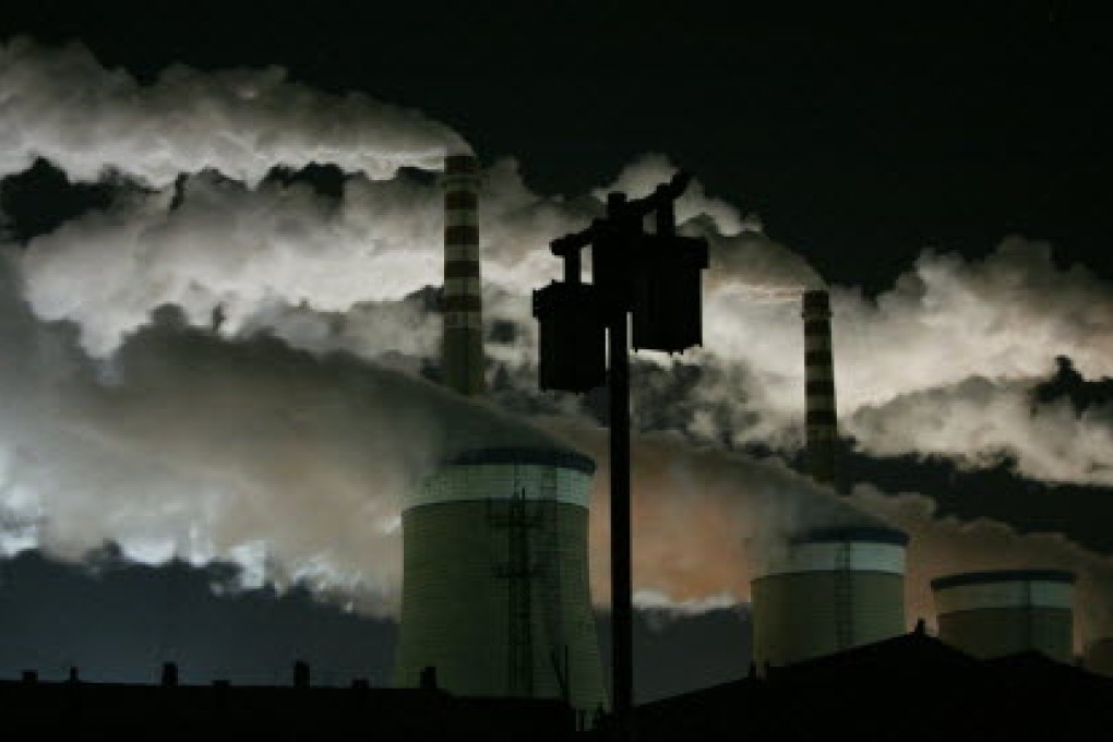 A coal-fired power plant at night in Datong, Shanxi. Organised crime has flourished in China's most corrupt province, a leading business magazine claims. Photo: Reuters