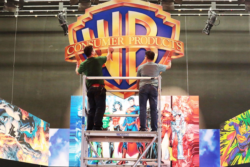 Warner Brothers flies the flag at the TDC licensing show with the likes of Batman, Superman and Wonder Woman. Photo: Felix Wong
