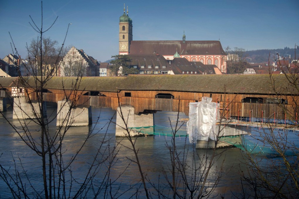 Stein bridge once hid hundreds of kilos of TNT. Photo: AFP