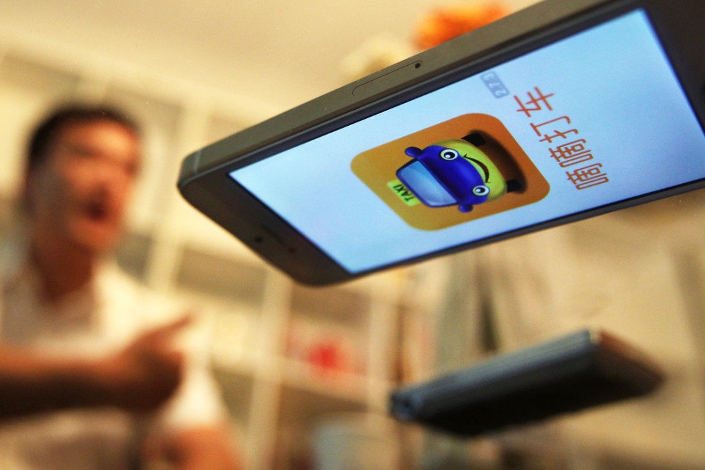 Didi Dache has become China's most popular mobile app to request a taxi ride. Photo: Simon Song