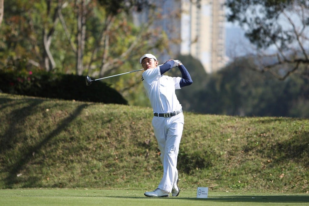 Hong Kong's Mickey Chan shared the lead after the second day of the HKPGA Championship. Photo: SCMP Pictures