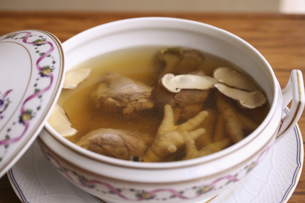 Chicken and matsutake mushroom soup. Photos: Jonathan Wong