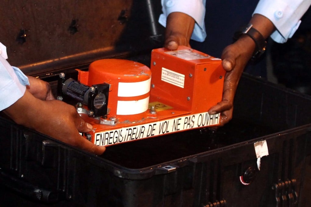 The Cockpit Voice Recorder of the AirAsia flight QZ8501 after its recovery from the sea floor. Photo: EPA