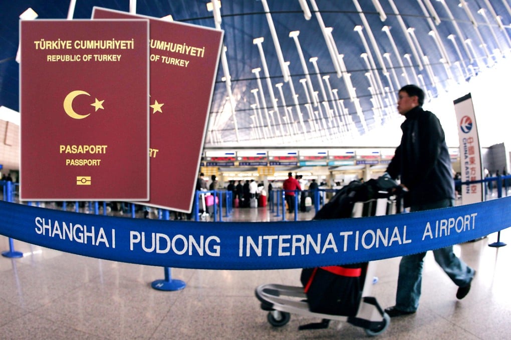 Uygur suspects detained by police at Shanghai's Pudong airport allegedly planned to go to Syria, Afghanistan and Pakistan. Photo: Bloomberg