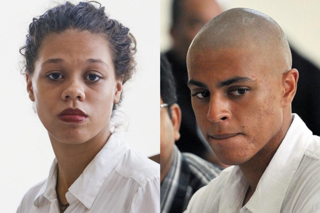 Heather Mack and Tommy Schaefer yesterday. Photos: EPA