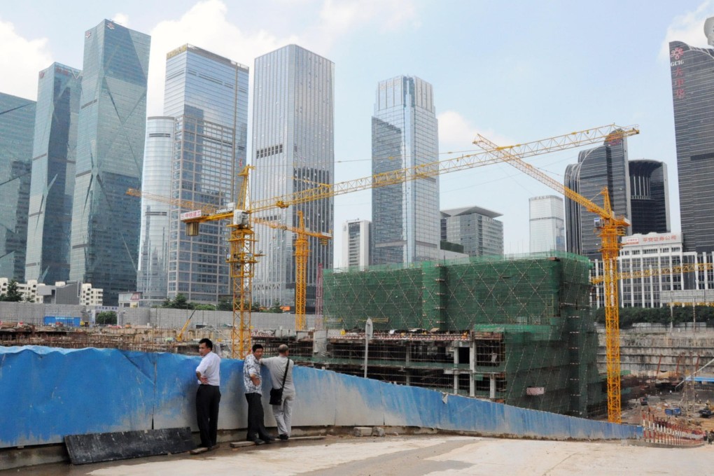 The Shenzhen city government has suspended sales at Rongchao Commercial Building in Futian, a prime location. Photo: SCMP Pictures