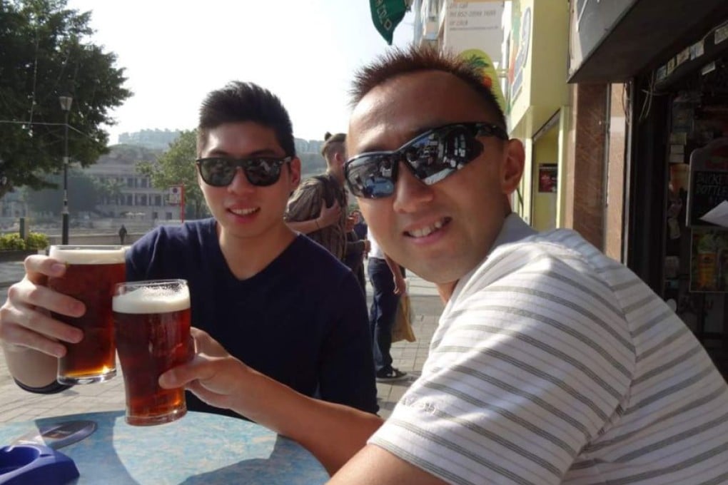 Robert Kang (back) with Coach Hiroki