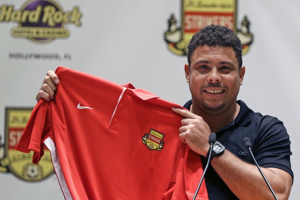 Ronaldo shows off a Fort Lauderdale strip. Photo: AP