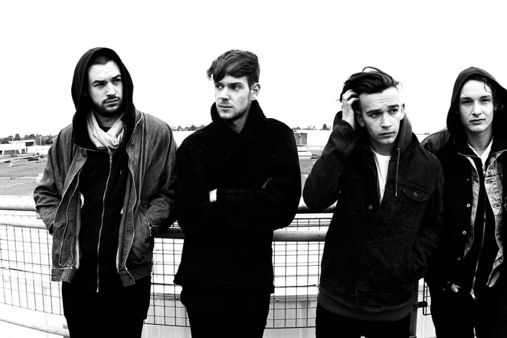 The 1975 are (from left) George Daniel, Ross MacDonald, Matt Healy and Adam Hann.