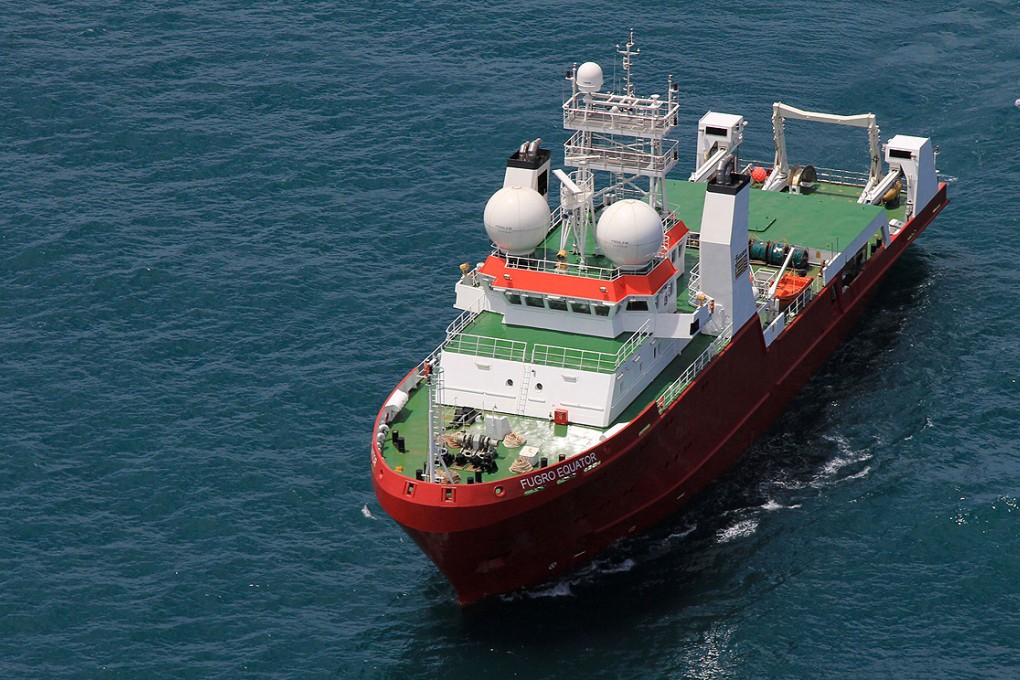 The Fugro Equator, one of three ships currently searching for flight MH370, will be joined by a new vessel, the Fugro Supporter, later in January. Photo: AFP