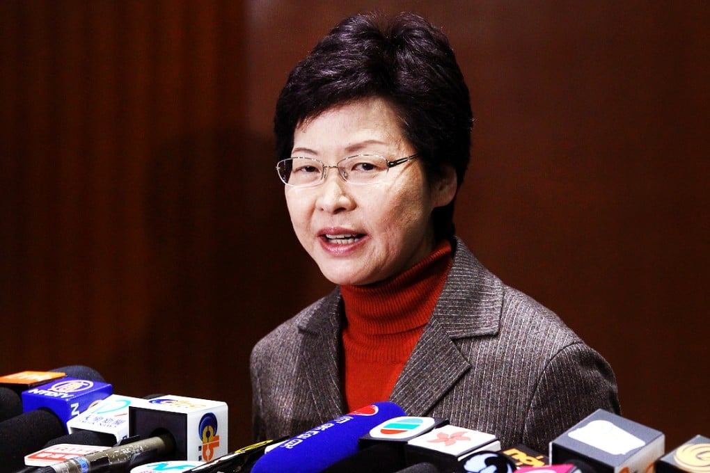 Chief Secretary Carrie Lam Cheng Yuet-ngor says emigrants in Britain have appealed to her to let their children return to Hong Kong. Photo: Dickson Lee