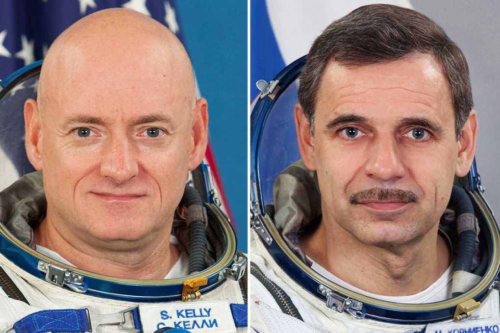 Scott Kelly (left) and Mikhail Kornienko. Photo: AP