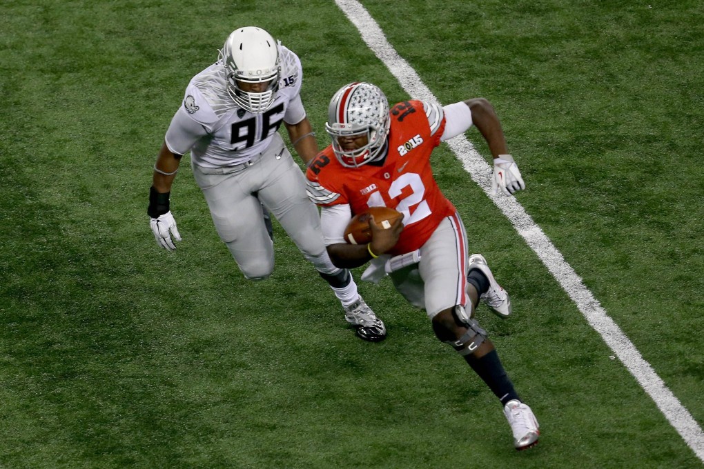 Quarterback Cardale Jones has been a revelation for the Ohio State Buckeyes. Photo: AFP