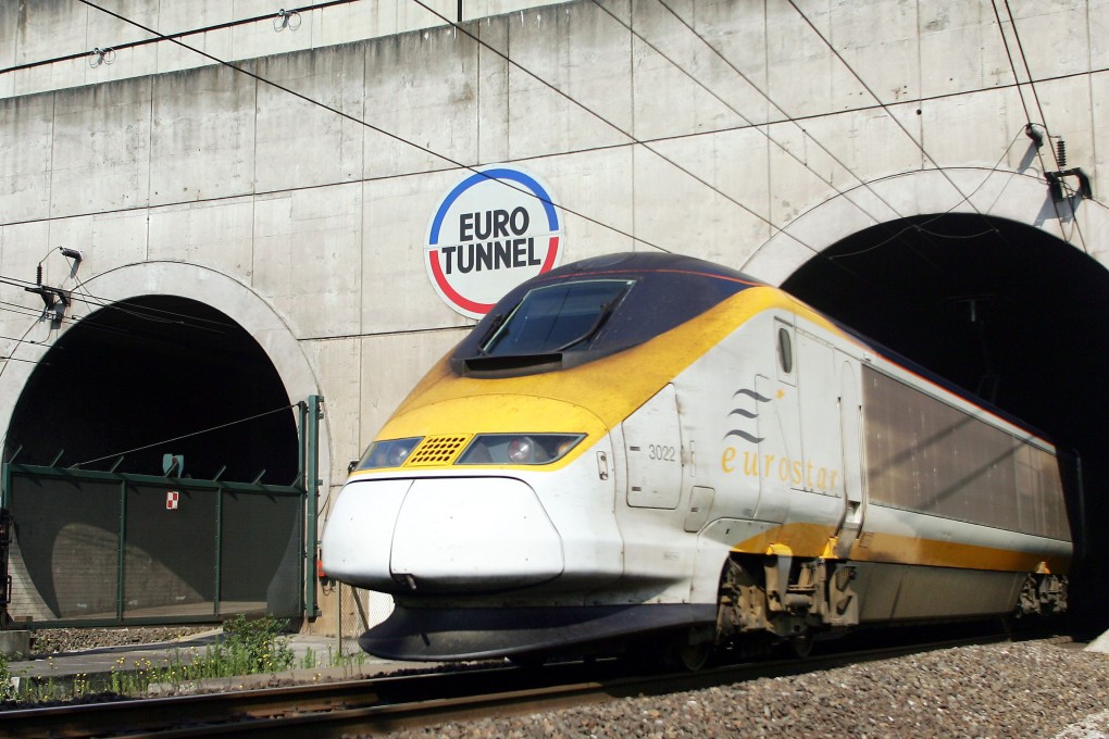 Eurostar, which operates train services through the tunnel between Paris, London and Brussels, said no trains could run following the closure triggered by a fire. Photo: AFP