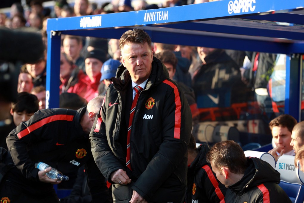 Manchester United Manager Louis Van Gaal came in for some criticism of his tactics during the laboured win over Queens Park Rangers at Loftus Road. Photo: EPA